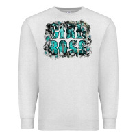 Oatmeal Heather girl boss Premium Sweatshirt - SublimationCraftShop