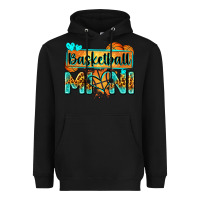Black basketball mini with leopard Heavyweight Hoodie - Zillion Design Studio