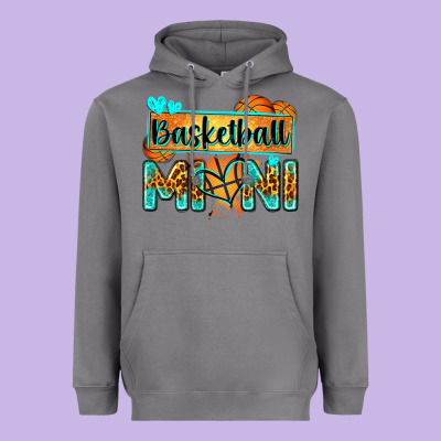 Basketball Mini With Leopard Heavyweight Hoodie Designed By Zillion Design Studio