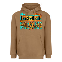 Toasted Coconut basketball mini with leopard Heavyweight Hoodie - Zillion Design Studio