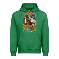 Emerald Western Ranch Life Mustang Horse Urban Hoodie - LillyAllenDesigns