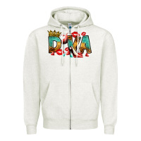 Oatmeal Heather diva Zipper Hoodie - RanaPortraitStore