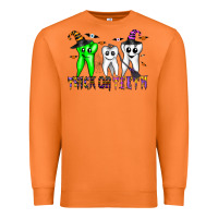 Carrot trick or teeth Premium Sweatshirt - CowhideDigitalArt
