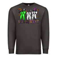 Smoke trick or teeth Premium Sweatshirt - CowhideDigitalArt