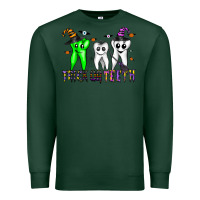 Sports Green trick or teeth Premium Sweatshirt - CowhideDigitalArt
