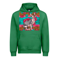 Emerald Pink Glitter And Roses Sphynx Cat Urban Hoodie - LillyAllenDesigns