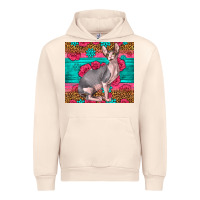 Sandshell Pink Glitter And Roses Sphynx Cat Urban Hoodie - LillyAllenDesigns