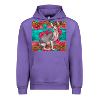 Tulip Pink Glitter And Roses Sphynx Cat Urban Hoodie - LillyAllenDesigns