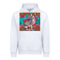 White Pink Glitter And Roses Sphynx Cat Urban Hoodie - LillyAllenDesigns