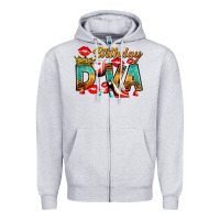 Heather Grey birthday diva Zipper Hoodie - RanaPortraitStore