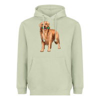 Matcha golden retriever with toys Heavyweight Hoodie - texasbilliewilder
