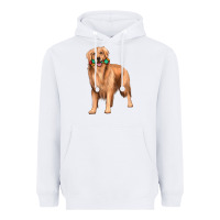 White golden retriever with toys Heavyweight Hoodie - texasbilliewilder