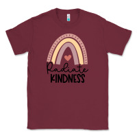 Burgundy kindness Classic Tee - Unal Design