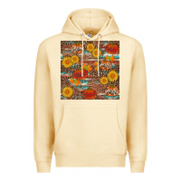 Pina Colada pumpkin plaid sunflower seamless min Premium Hoodie - AdoDesignShop