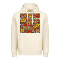 Tofu pumpkin plaid sunflower seamless min Premium Hoodie - AdoDesignShop