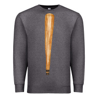 Charcoal Heather wooden baseball Premium Sweatshirt - FaDigitalArtStudio