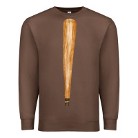 Chestnut wooden baseball Premium Sweatshirt - FaDigitalArtStudio