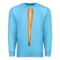 Ocean Blue wooden baseball Premium Sweatshirt - FaDigitalArtStudio