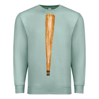 Seafoam wooden baseball Premium Sweatshirt - FaDigitalArtStudio
