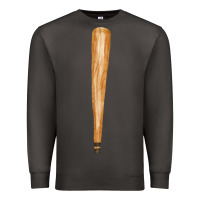 Smoke wooden baseball Premium Sweatshirt - FaDigitalArtStudio