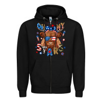 Black oh my stars highland cow Zipper Hoodie - RanaPortraitStore