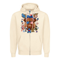 Sandshell oh my stars highland cow Zipper Hoodie - RanaPortraitStore