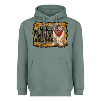 Sage life is better with a bulldog Heavyweight Hoodie - RanaPortraitStore