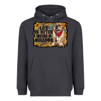 Smoke life is better with a bulldog Heavyweight Hoodie - RanaPortraitStore