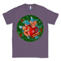 Lavender gingerbread men with hot chocolate Classic Tee - BundleAndBundleShop