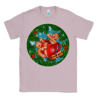 Lilac gingerbread men with hot chocolate Classic Tee - BundleAndBundleShop