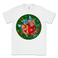 White gingerbread men with hot chocolate Classic Tee - BundleAndBundleShop