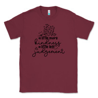 Burgundy kindness Classic Tee - Unal Design
