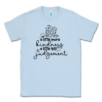 Dusty Blue kindness Classic Tee - Unal Design