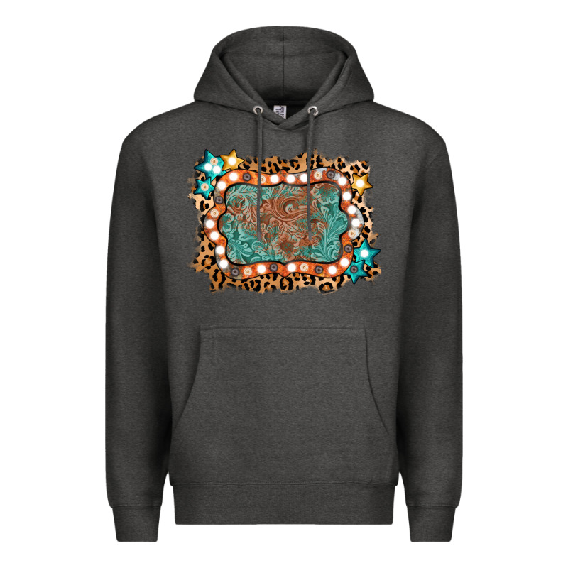 Light Western Frame Premium Hoodie by AdoDesignShop | Teevron