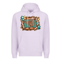 Lilac light western frame Premium Hoodie - AdoDesignShop