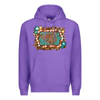Purple light western frame Premium Hoodie - AdoDesignShop