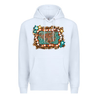 White light western frame Premium Hoodie - AdoDesignShop