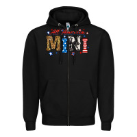Black all american mini Zipper Hoodie - RanaPortraitStore