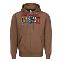 Chestnut all american mini Zipper Hoodie - RanaPortraitStore
