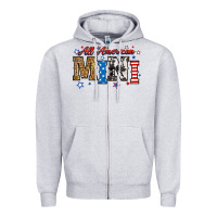 Heather Grey all american mini Zipper Hoodie - RanaPortraitStore