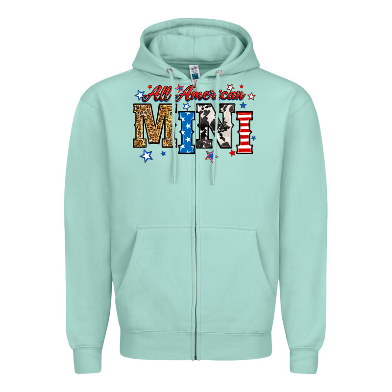 All American Mini Zipper Hoodie by RanaPortraitStore | Teevron