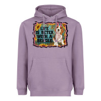 Lavender life is better with a beagle Heavyweight Hoodie - RanaPortraitStore