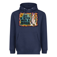 Navy life is better with a beagle Heavyweight Hoodie - RanaPortraitStore