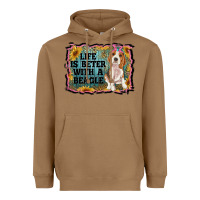 Toasted Coconut life is better with a beagle Heavyweight Hoodie - RanaPortraitStore