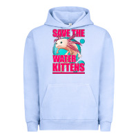 Pigment Grape Ice save the water kittens axolotl Urban Hoodie - Jasminsmagicworld