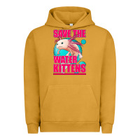 Pigment Peanut Butter save the water kittens axolotl Urban Hoodie - Jasminsmagicworld