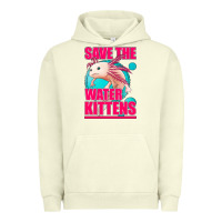 Pigment Pistachio save the water kittens axolotl Urban Hoodie - Jasminsmagicworld