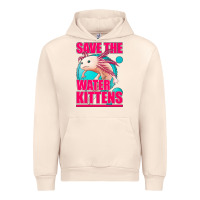 Sandshell save the water kittens axolotl Urban Hoodie - Jasminsmagicworld