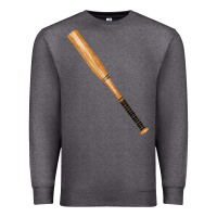 Charcoal Heather wooden softball bat Premium Sweatshirt - FaDigitalArtStudio