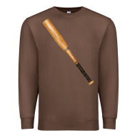 Chestnut wooden softball bat Premium Sweatshirt - FaDigitalArtStudio